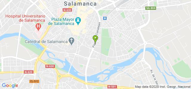 mapa de oficina de la seguridad social salamanca 5