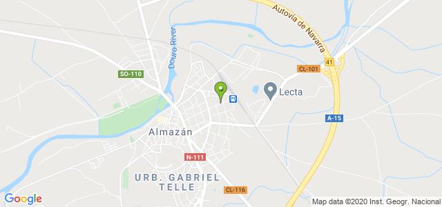 mapa de instituto nacional de la seguridad social almazan