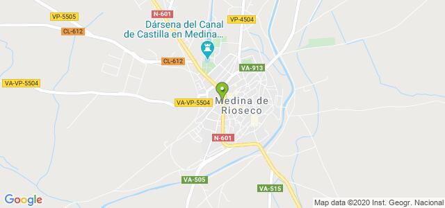 mapa de instituto nacional de la seguridad social medina de rioseco