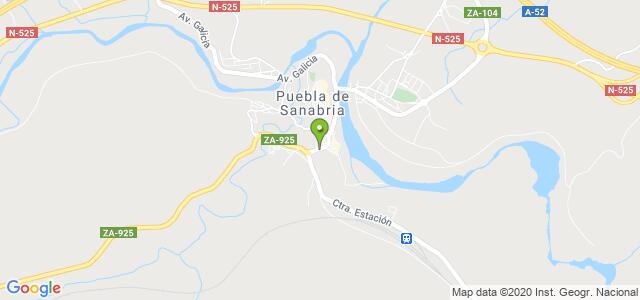 mapa de instituto nacional de la seguridad social puebla de sanabria