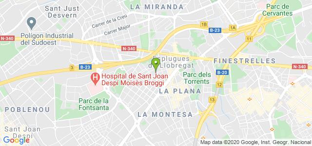 mapa de instituto nacional de la seguridad social esplugues de llobregat