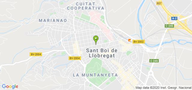 mapa de instituto nacional de la seguridad social sant boi de llobregat
