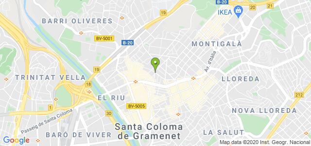 mapa de instituto nacional de la seguridad social santa coloma de gramenet