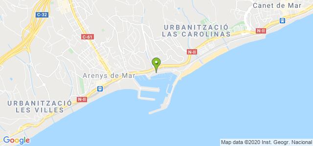 mapa de instituto social de la marina arenys de mar