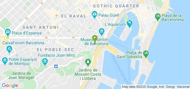 mapa de instituto social de la marina barcelona