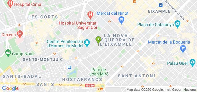 mapa de oficina de la seguridad social barcelona 2
