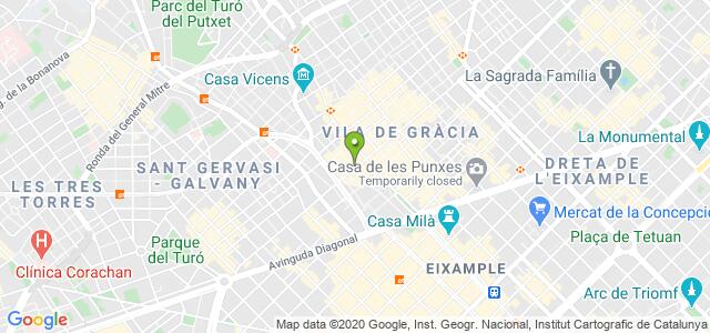 mapa de oficina de la seguridad social barcelona 4