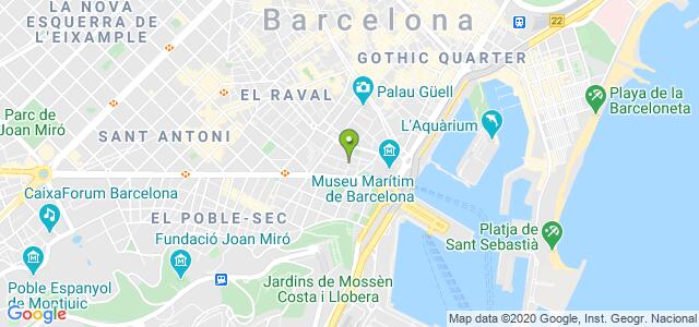 mapa de oficina de la seguridad social barcelona 9