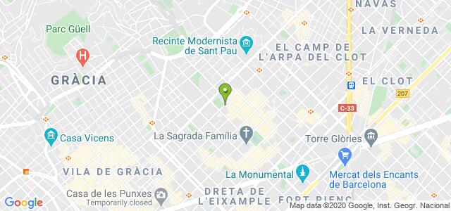 mapa de oficina de la seguridad social barcelona 12