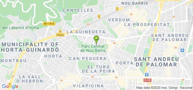 mapa de oficina de la seguridad social barcelona 13