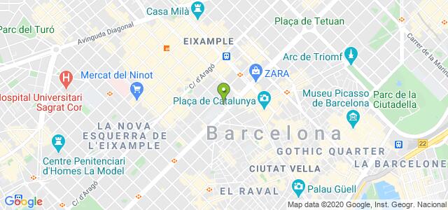mapa de oficina de la seguridad social barcelona 14