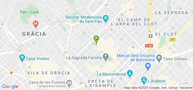 mapa de oficina de la seguridad social barcelona 15