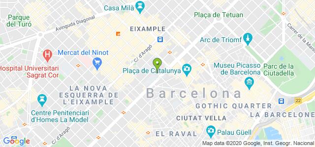 mapa de oficina de la seguridad social barcelona 17