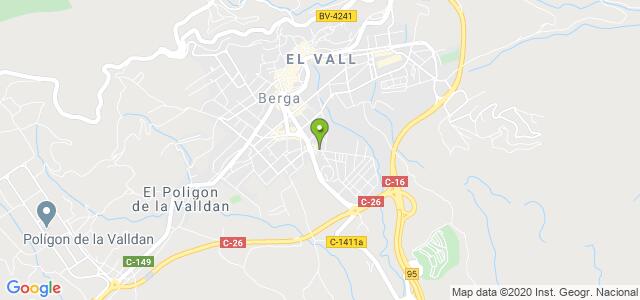 mapa de oficina de la seguridad social berga