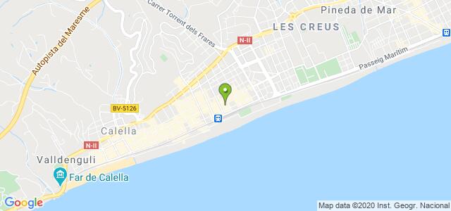 mapa de oficina de la seguridad social calella