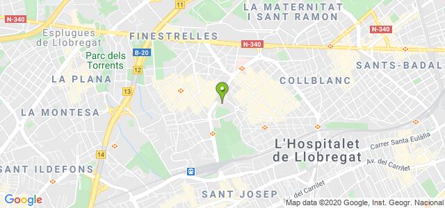 mapa de oficina de la seguridad social lhospitalet de llobregat