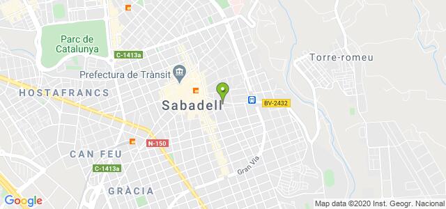 mapa de oficina de la seguridad social sabadell