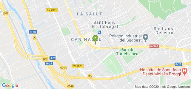 mapa de oficina de la seguridad social sant feliu de llobregat
