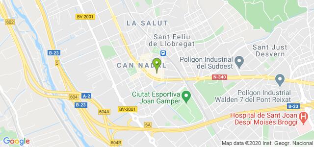 mapa de oficina de la seguridad social sant feliu de llobregat 2