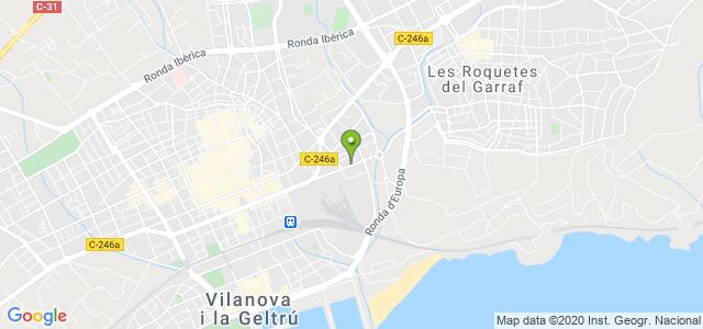 mapa de oficina de la seguridad social vilanova i la geltru 2