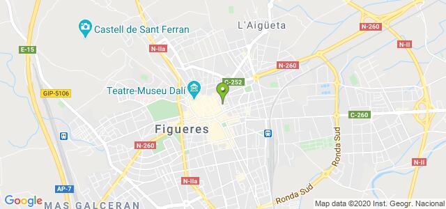 mapa de oficina de la seguridad social figueres