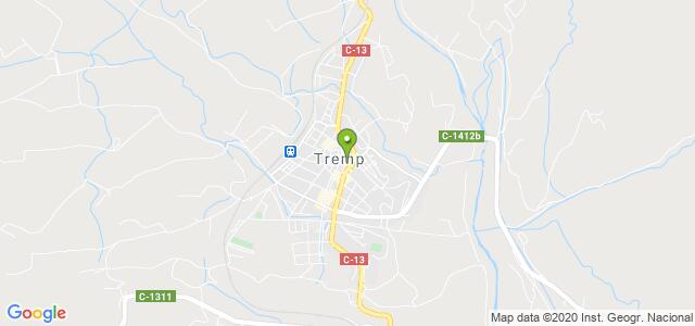 mapa de instituto nacional de la seguridad social tremp