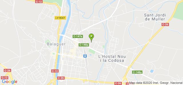 mapa de oficina de la seguridad social balaguer