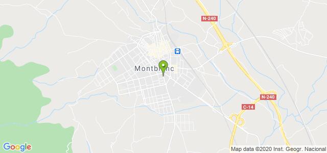 mapa de instituto nacional de la seguridad social montblanc