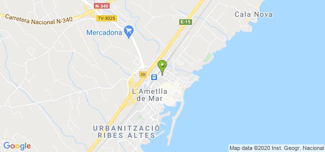 mapa de instituto social de la marina lametlla de mar