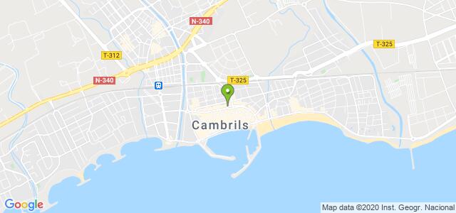 mapa de instituto social de la marina cambrils