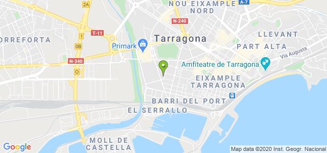 mapa de instituto social de la marina tarragona