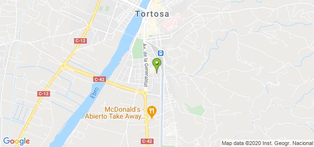 mapa de oficina de la seguridad social tortosa