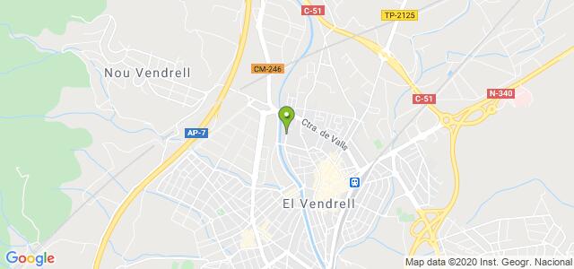 mapa de oficina de la seguridad social el vendrell 2