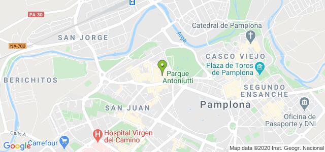 mapa de oficina de la seguridad social pamplonairuna