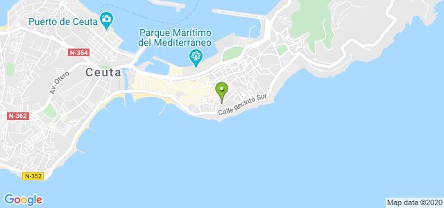 mapa de oficina de la seguridad social ceuta