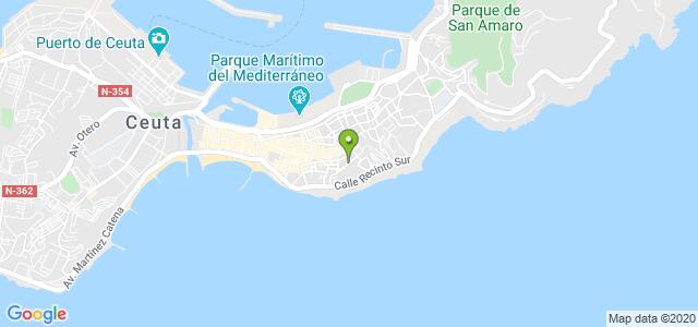 mapa de oficina de la seguridad social ceuta 2