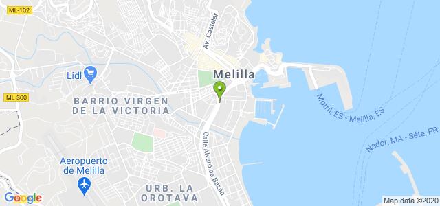 mapa de instituto social de la marina melilla