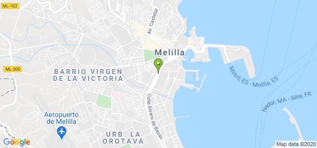 mapa de instituto social de la marina melilla 2