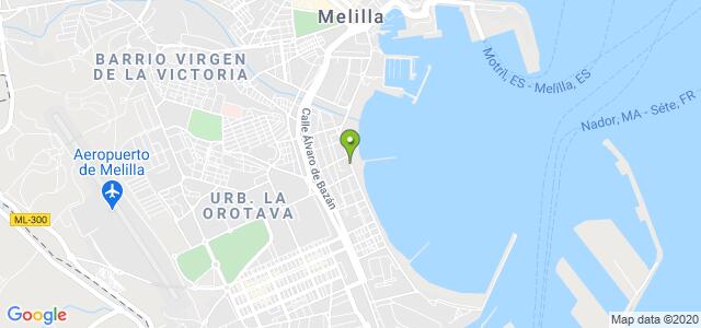 mapa de oficina de la seguridad social melilla