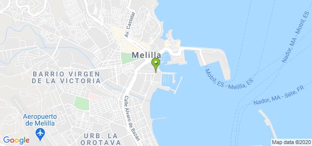 mapa de oficina de la seguridad social melilla 2