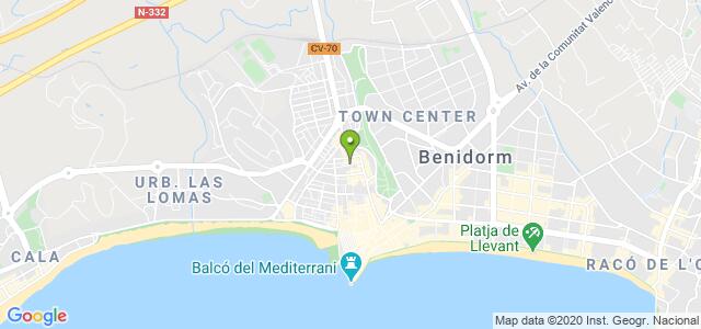 mapa de instituto nacional de la seguridad social benidorm