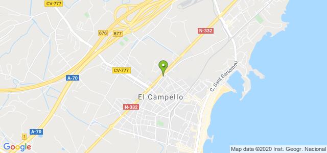 mapa de instituto social de la marina el campello