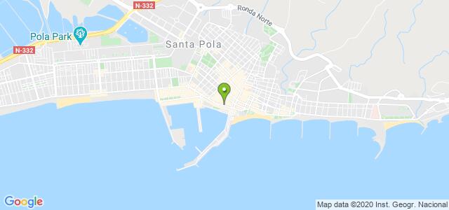 mapa de instituto social de la marina santa pola