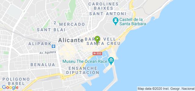 mapa de oficina de la seguridad social alicante 5