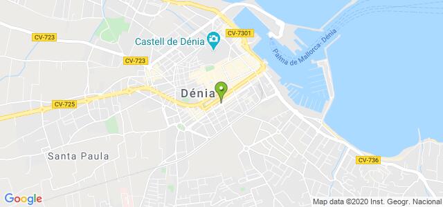 mapa de oficina de la seguridad social denia 2