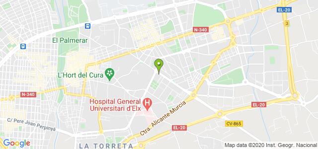 mapa de oficina de la seguridad social elche 3