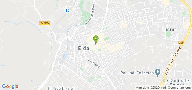 mapa de oficina de la seguridad social elda 2