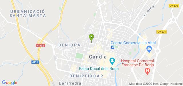 mapa de instituto nacional de la seguridad social gandia