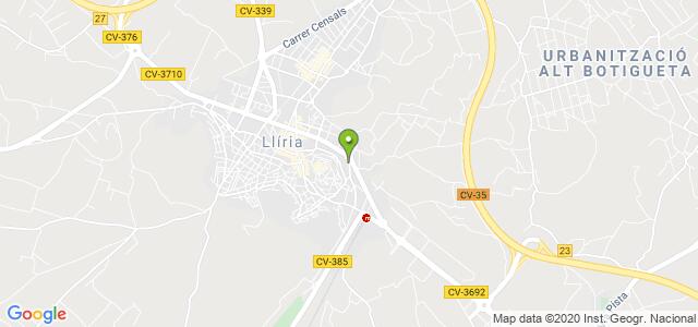 mapa de instituto nacional de la seguridad social lliria