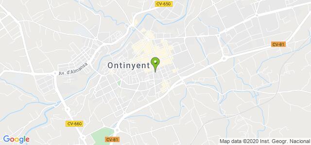 mapa de instituto nacional de la seguridad social ontinyent
